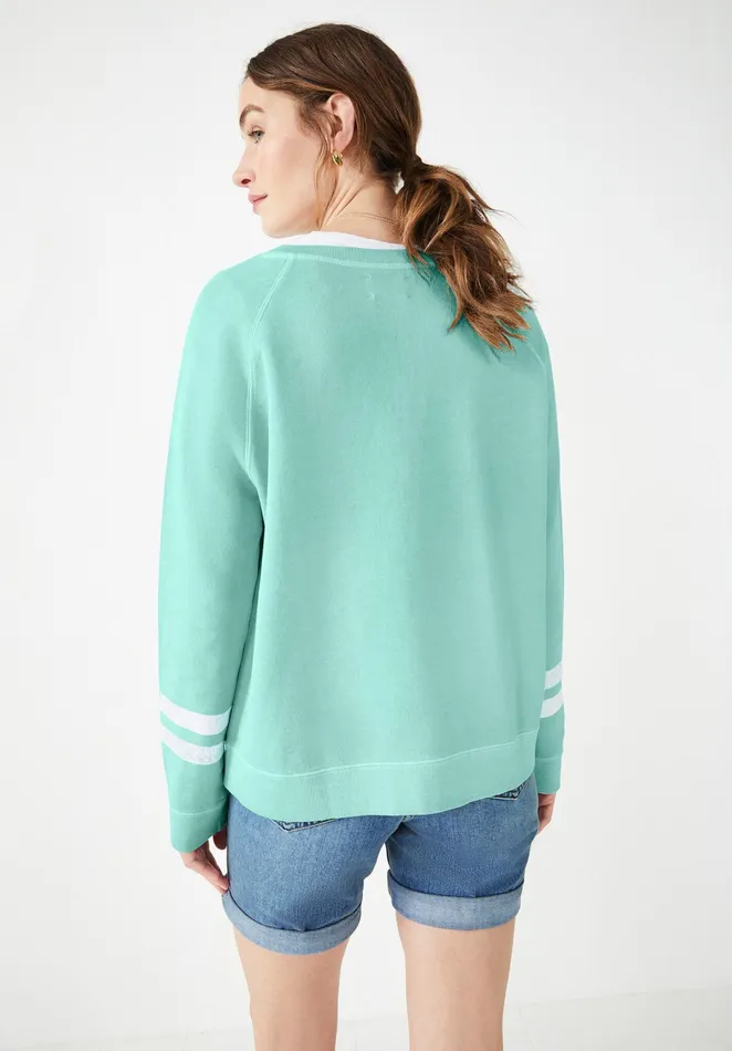 Sweatshirts and Hoodies Women Hush Cosima Relaxed Sweatshirt Aqua Blue