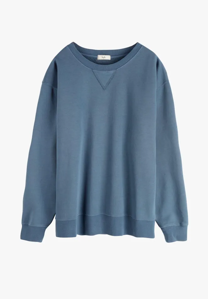 Sweatshirts and Hoodies Women Hush Danny Oversized Sweatshirt Blue Sapphire