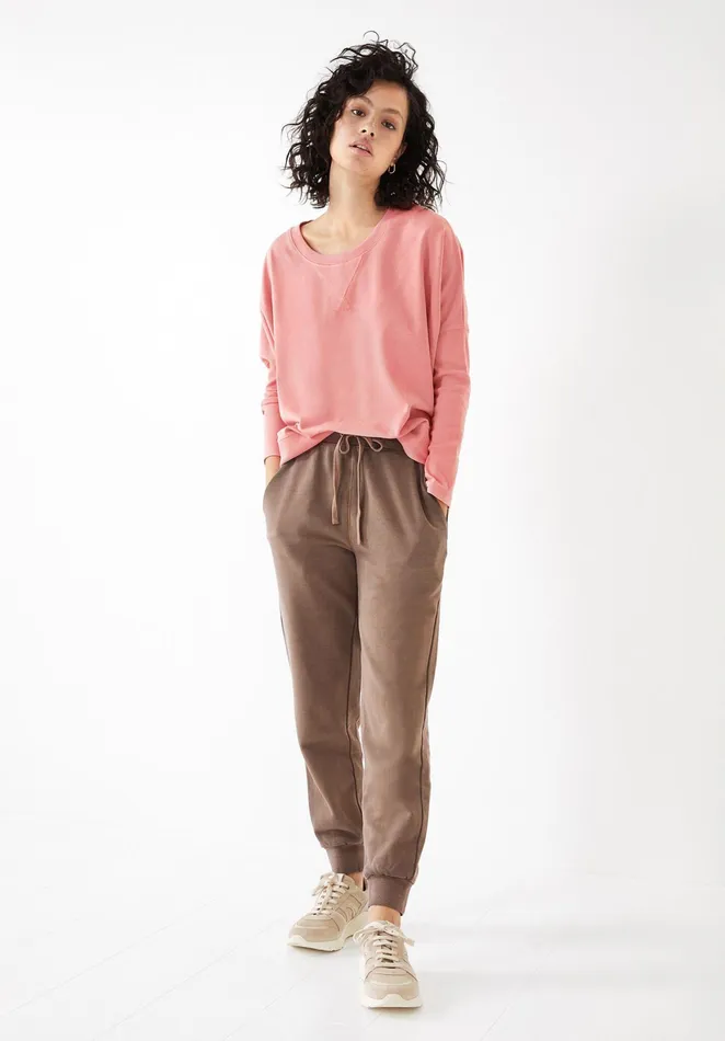 Sweatshirts and Hoodies Women Hush Dolman Sloppy Joe Muted Pink