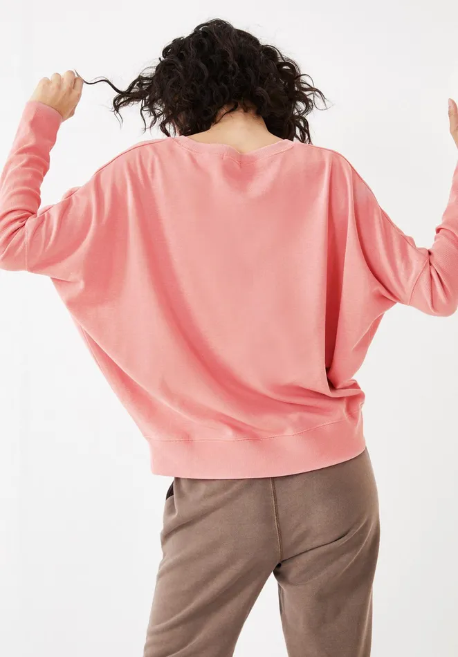 Sweatshirts and Hoodies Women Hush Dolman Sloppy Joe Muted Pink