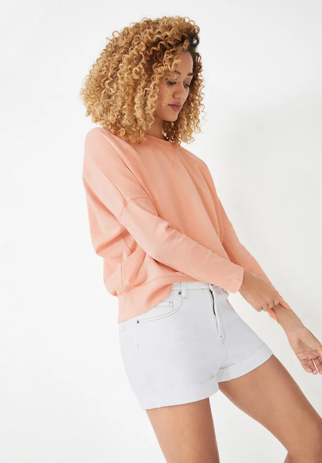 Sweatshirts and Hoodies Women Hush Dolman Sloppy Joe Soft Coral