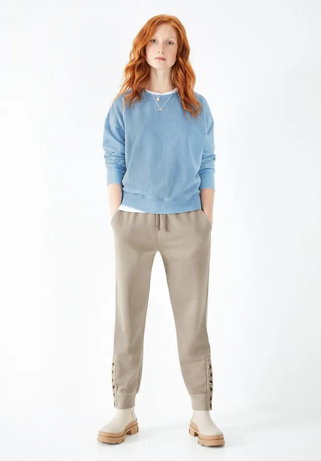 Sweatshirts and Hoodies Women Hush Rae Relaxed Sweatshirt Chambray Blue