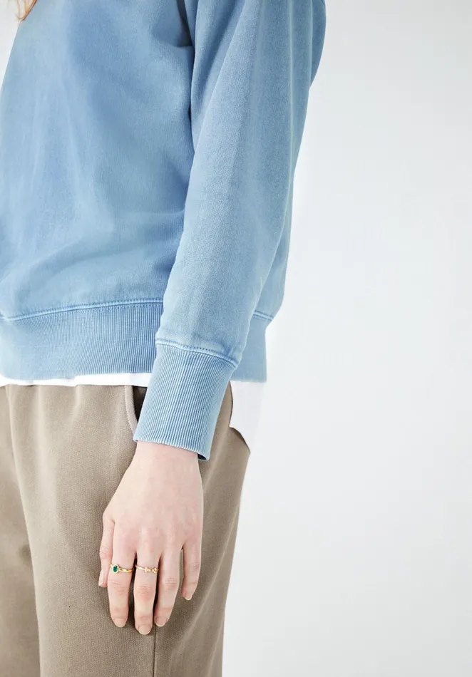 Sweatshirts and Hoodies Women Hush Rae Relaxed Sweatshirt Chambray Blue