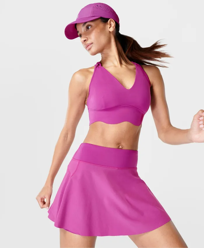 Sweaty Betty Swift Running Skort Malbec Purple Women Shorts Skirts
