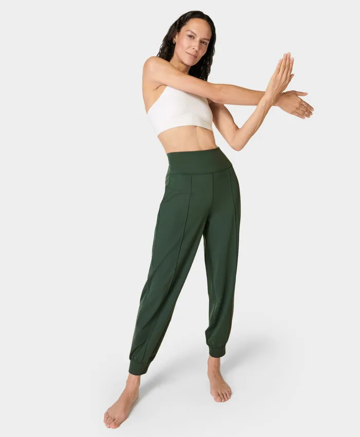 Sweaty Betty Trousers Women Super Soft Jogger Trek Green