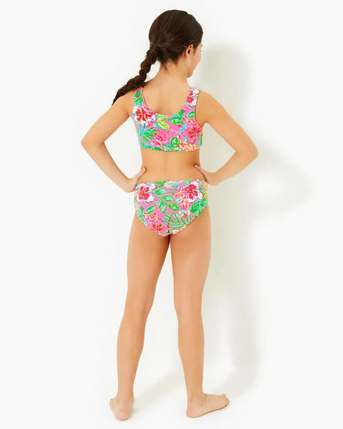 Swim Girls Lilly Pulitzer UPF 50 Girls Devonta Bikini Set Multi Journey To The Jungle Swim Girls Lilly Pulitzer UPF 50 Girls Devonta Bikini Set Multi Journey To The Jungle