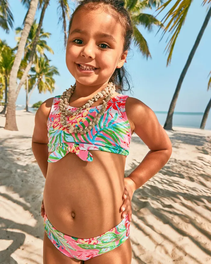 Swim Girls Lilly Pulitzer UPF 50 Girls Devonta Bikini Set Multi Journey To The Jungle Swim Girls Lilly Pulitzer UPF 50 Girls Devonta Bikini Set Multi Journey To The Jungle