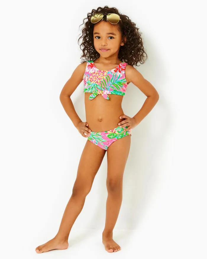 Swim Girls Lilly Pulitzer UPF 50 Girls Devonta Bikini Set Multi Journey To The Jungle Swim Girls Lilly Pulitzer UPF 50 Girls Devonta Bikini Set Multi Journey To The Jungle