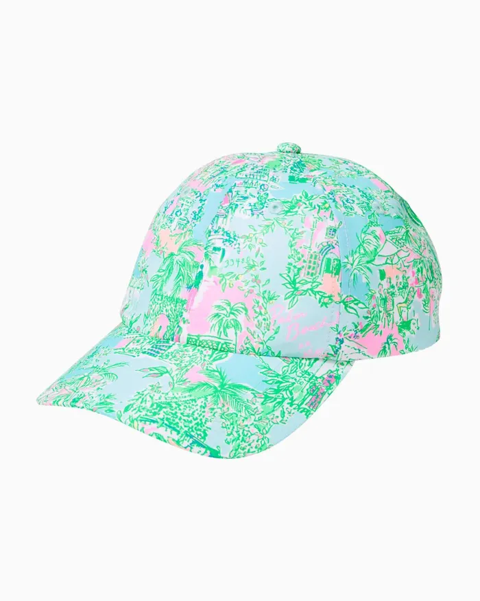 Swim WomenHome and Gifts Lilly Pulitzer Run Around Hat Multi Lilly Loves Palm Beach Small