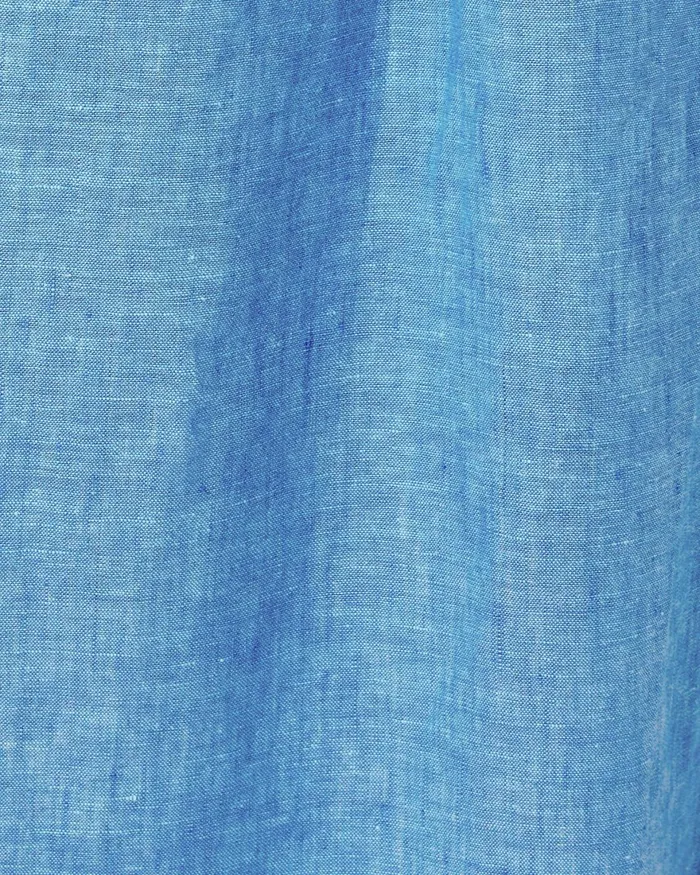 Swim Women Lilly Pulitzer Linley Collared CoverUp Beckon Blue X Sea Salt Blue