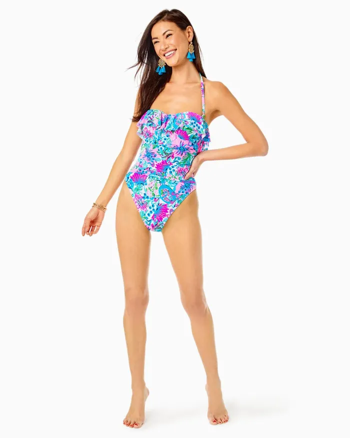 Swim Women Lilly Pulitzer Natalie Shirtdress CoverUp Cumulus Blue Poly Crepe Swirl Clip Swim Women Lilly Pulitzer Natalie Shirtdress CoverUp Cumulus Blue Poly Crepe Swirl Clip
