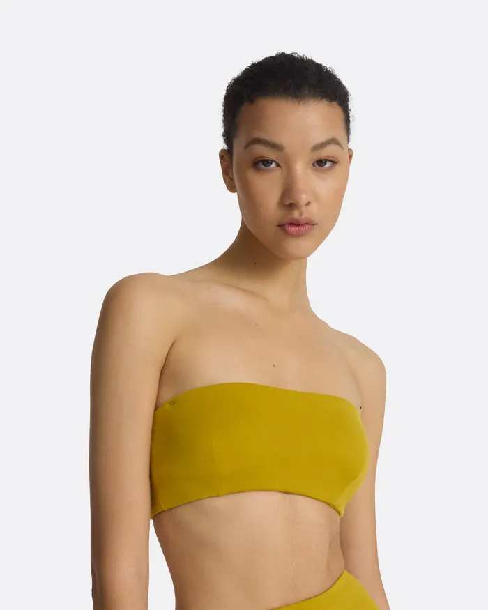 Swimwear Safiyaa Women Mayrana Chartreuse Bikini Top Chartreuse