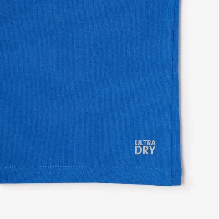 TShirts and Tops Kids Lacoste Kids039 Lacoste Sport X Daniil Medvedev Jersey TShirt Blue White Iqu