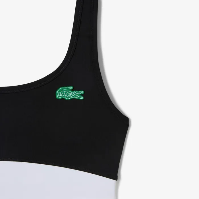TShirts and Tops Women Lacoste Women039s Lacoste X Bandier All Motion Colorblock Sports Bra Black 031