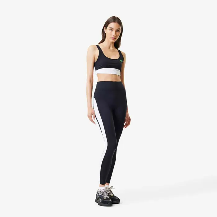 TShirts and Tops Women Lacoste Women039s Lacoste X Bandier All Motion Colorblock Sports Bra Black 031