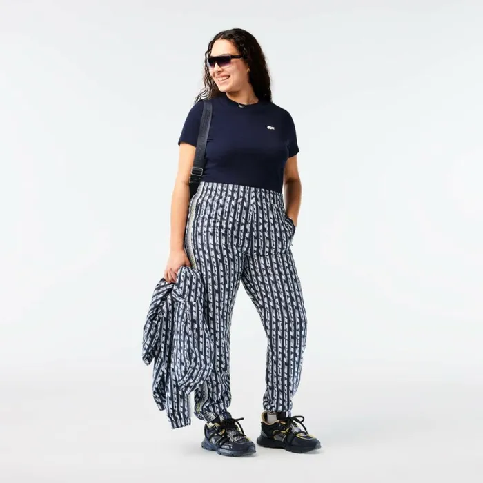 TShirts and Tops Women Lacoste Women039s Organic Cotton UltraDry Jersey TShirt Navy Blue 166