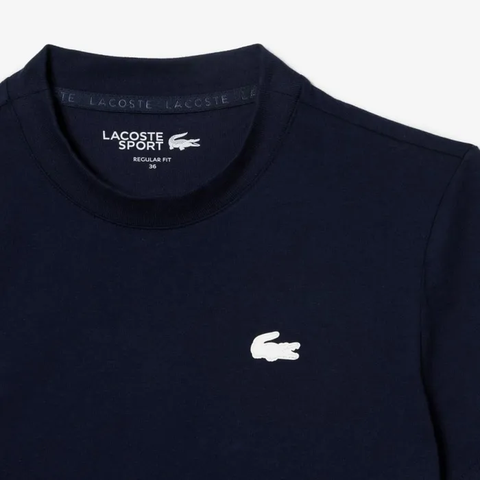 TShirts and Tops Women Lacoste Women039s Organic Cotton UltraDry Jersey TShirt Navy Blue 166