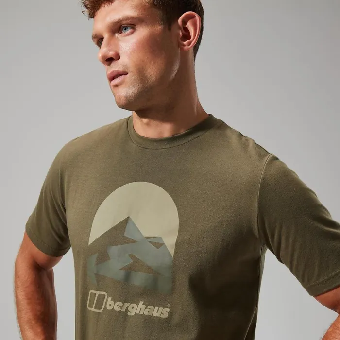 TShirts Men Berghaus Edale MTN Short Sleeve Tee Dark Green TShirts Men Berghaus Edale MTN Short Sleeve Tee Dark Green