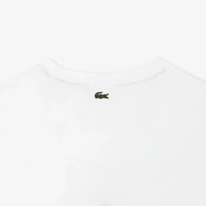 TShirts Men Lacoste Men039s Big Fit Jersey TShirt White 001