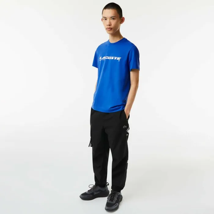 TShirts Men Lacoste Men039s Regular Fit Branded Piqu TShirt Blue K1q