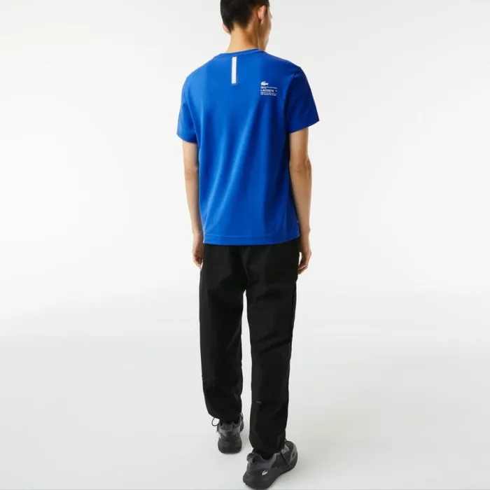 TShirts Men Lacoste Men039s Regular Fit Branded Piqu TShirt Blue K1q
