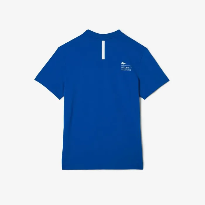 TShirts Men Lacoste Men039s Regular Fit Branded Piqu TShirt Blue K1q