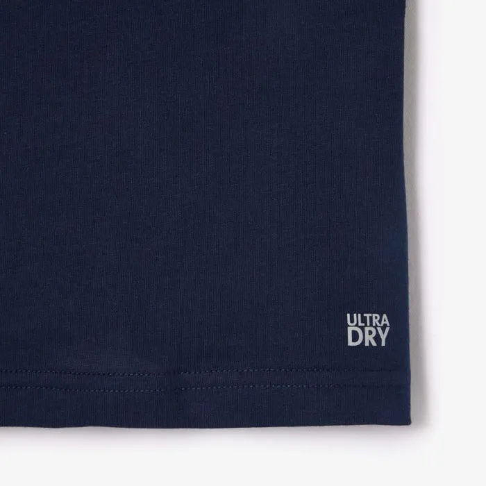 TShirts Men Lacoste Men039s Sport 3D Print Croc Jersey TShirt Navy Blue White 525