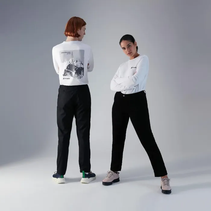 TShirts MenWomen Berghaus Kanchenjunga Static Long Sleeve TShirts 8211 White