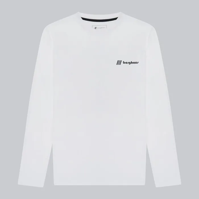 TShirts MenWomen Berghaus Kanchenjunga Static Long Sleeve TShirts 8211 White