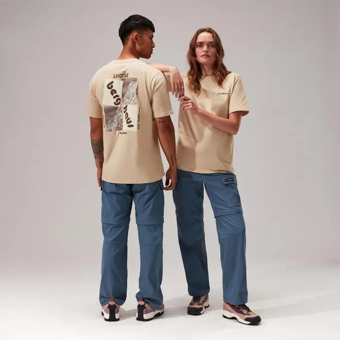 TShirts MenWomen Berghaus Lhotse Zine TShirt 8211 Natural