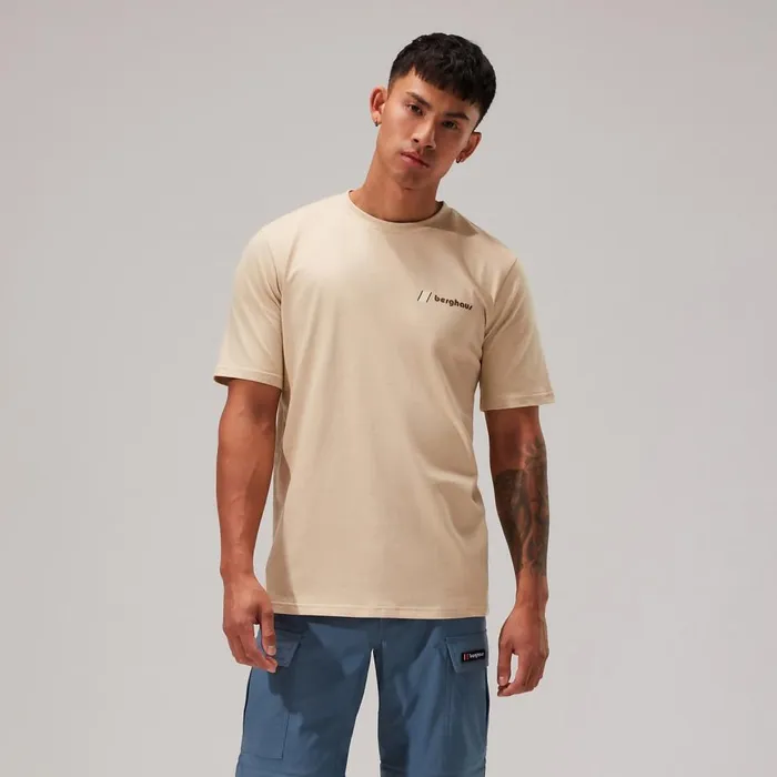 TShirts MenWomen Berghaus Lhotse Zine TShirt 8211 Natural