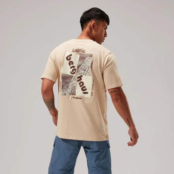 TShirts MenWomen Berghaus Lhotse Zine TShirt 8211 Natural
