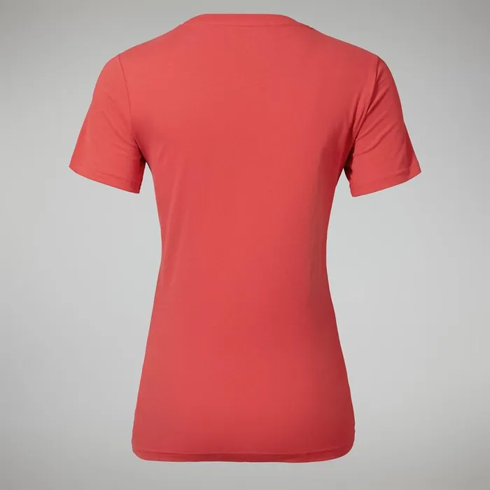 TShirts Women Berghaus Linear Landscape Super Stretch Tee Red TShirts Women Berghaus Linear Landscape Super Stretch Tee Red