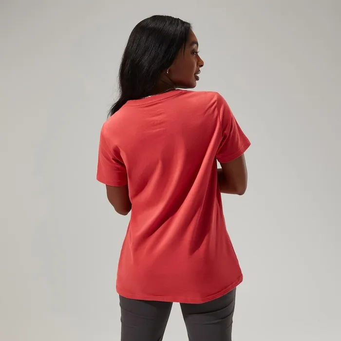 TShirts Women Berghaus Linear Landscape Super Stretch Tee Red TShirts Women Berghaus Linear Landscape Super Stretch Tee Red