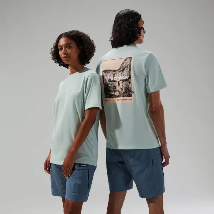 TShirts WomenMen Berghaus Natural Grit Short Sleeve TShirt Green
