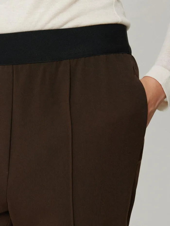 Tailored Smart Jogger Khaki Women Jigsaw Trousers