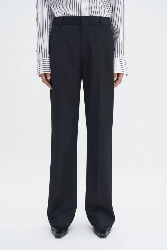 Tailoring filippak Women High Waist Bootcut Trousers Black