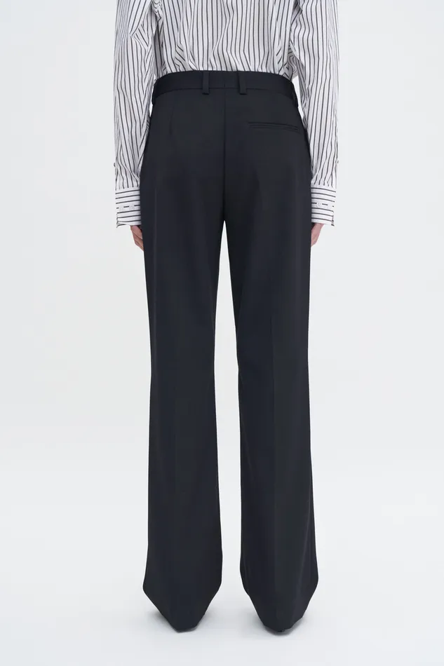 Tailoring filippak Women High Waist Bootcut Trousers Black Tailoring filippak Women High Waist Bootcut Trousers Black