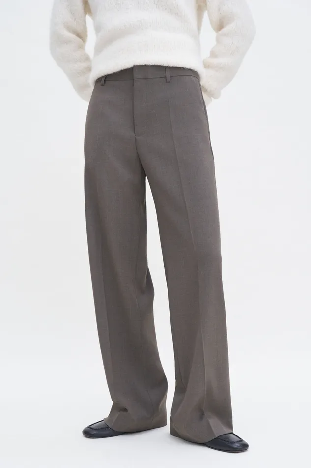 Tailoring filippak Women Tailored Trousers Driftwood