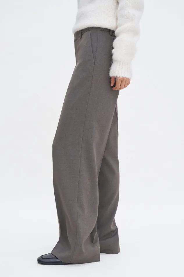 Tailoring filippak Women Tailored Trousers Driftwood