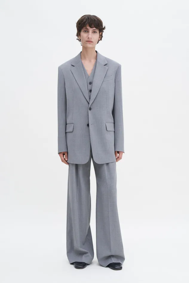 Tailoring Women Davina Blazer Grey Melange filippak Tailoring Women Davina Blazer Grey Melange filippak