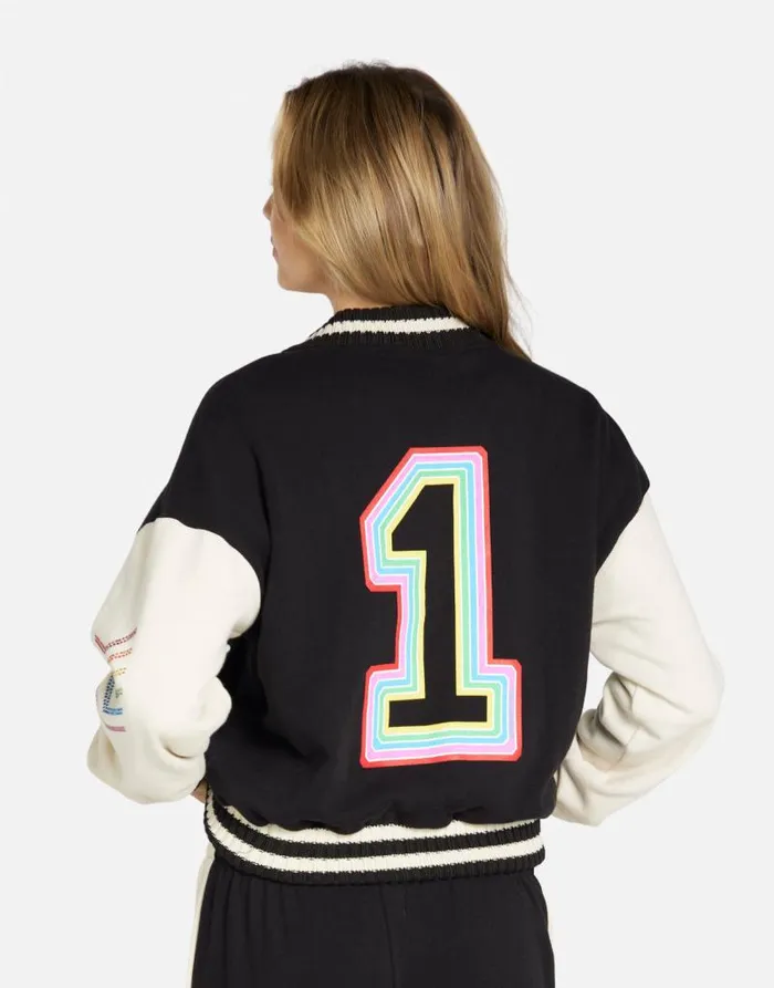 Taissa 1 Love Rainbow Lip Blackbone Women Lauren Moshi Jackets