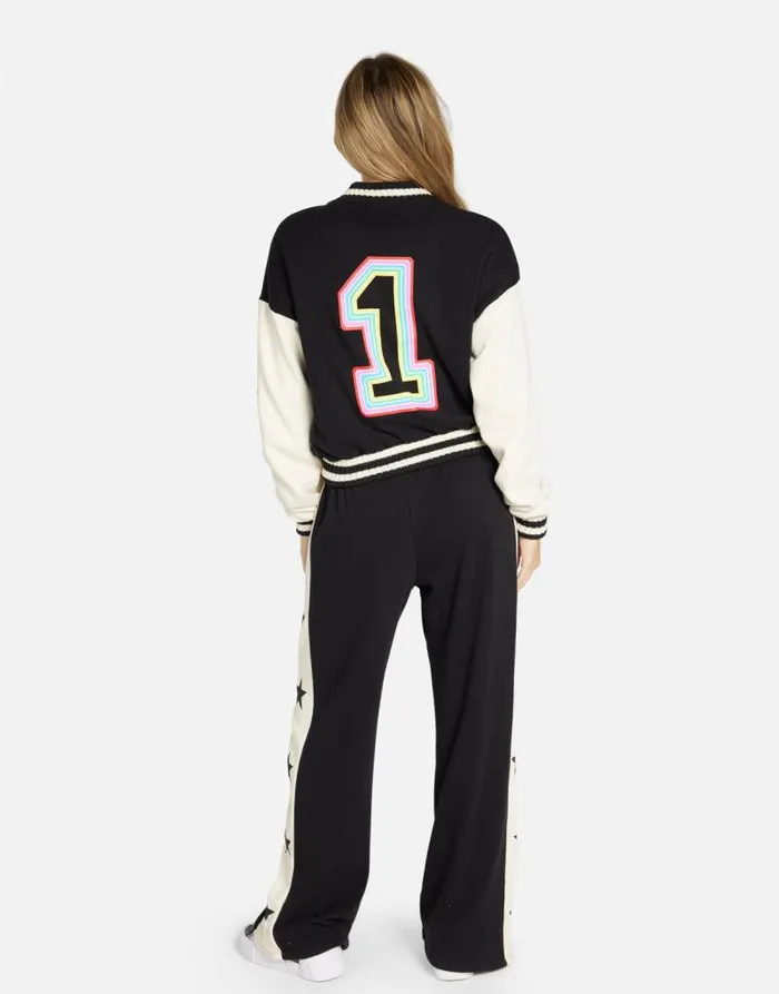 Taissa 1 Love Rainbow Lip Blackbone Women Lauren Moshi Jackets