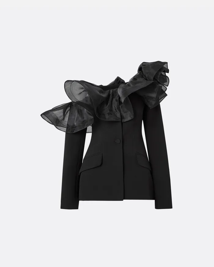 Tao Black Jacket Black Women Jackets and Coats Safiyaa