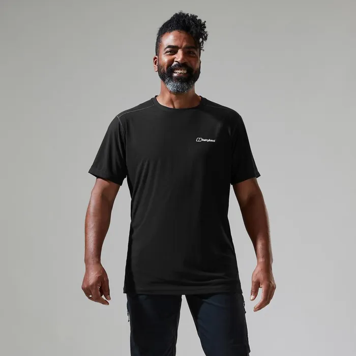 Technical Baselayers Men Berghaus 247 Tech Tee Super Stretch Crew 8211 Black