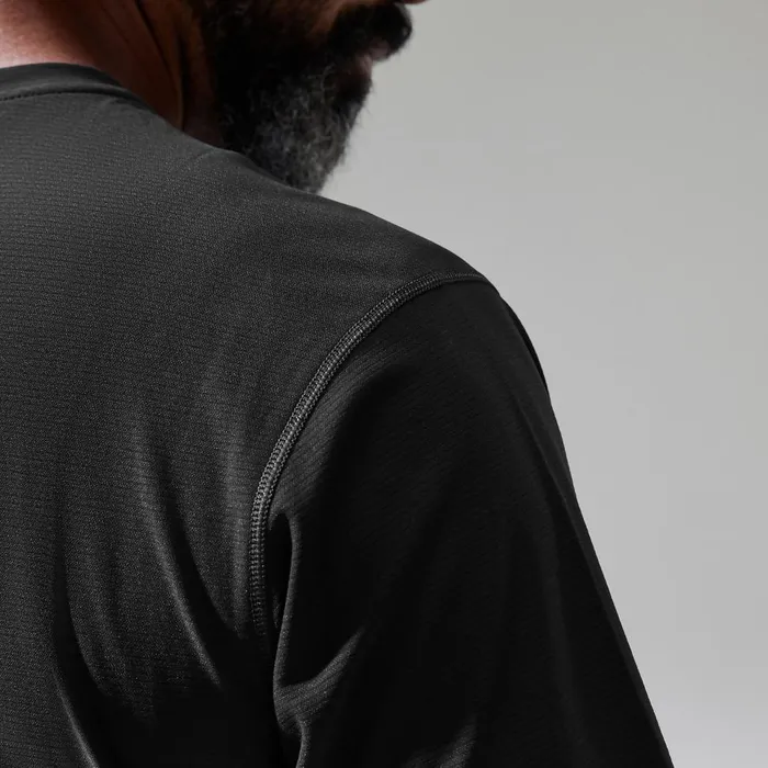 Technical Baselayers Men Berghaus 247 Tech Tee Super Stretch Crew 8211 Black