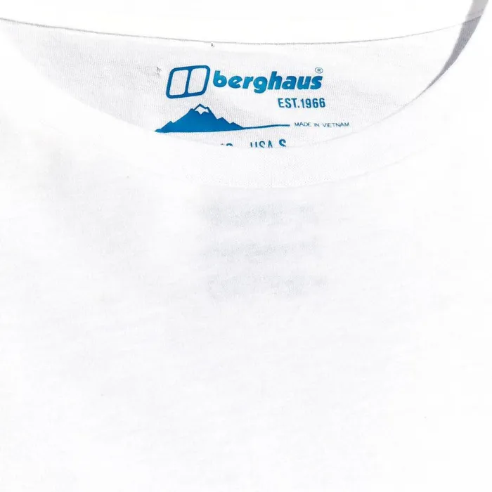 Technical Baselayers Women Berghaus Linear Landscape Long Sleeve Tee White