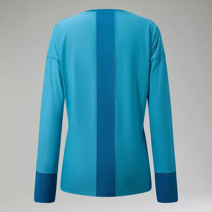 Technical Baselayers Women Berghaus Nesna Long Sleeve Baselayer 8211 Blue