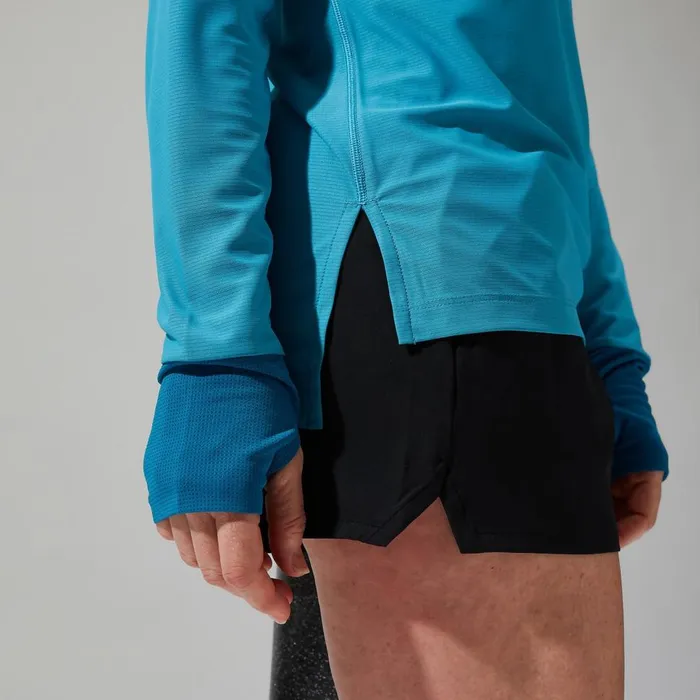 Technical Baselayers Women Berghaus Nesna Long Sleeve Baselayer 8211 Blue
