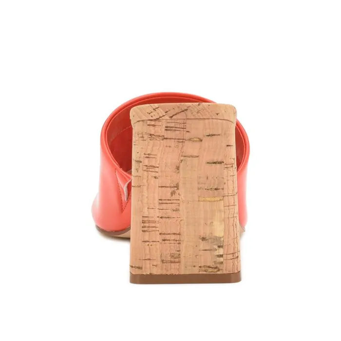 Teice Heeled Slide Sandals Orange Patent Women Nine West Sandals Teice Heeled Slide Sandals Orange Patent Women Nine West Sandals